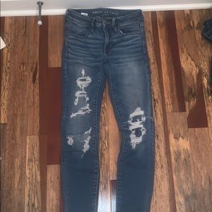 Cute American Eagle Ripped Jeans
